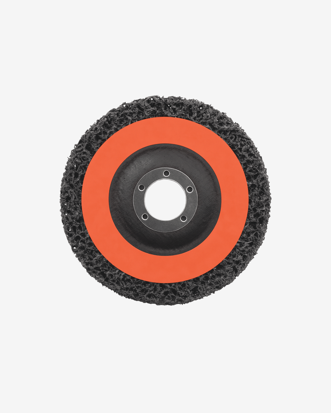 Disco abrasivo in fibra di nylon con piastra in tessuto